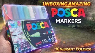 Unboxing POSCA markers | RRX UNBOXER |