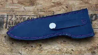 Making a Leather Sheath for A File Knife!