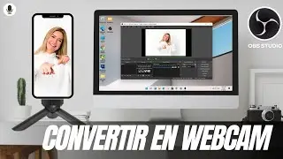 Como usar la CAMARA del celular como WEBCAM para OBS Studio