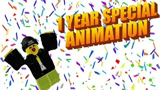 1 YEAR SPECIAL ANIMATION | #animation #roblox #youtubeanniversary #edit