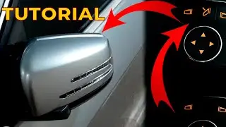 Mercedes-Benz Retrofit. Installation and CODING of Folding Side Mirrors With Light on Mercedes