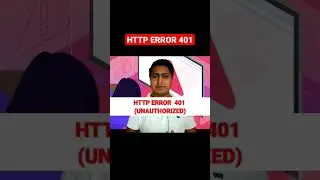 HTTP ERROR 401 