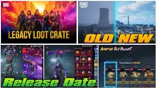 😍BGMI M416 FOOL 100% RELEASE DATE ✅ LEGACY LOOT CRATE 🔥 3.7 UPDATE RELEASE DATE | OLD ERANGEL & MORE