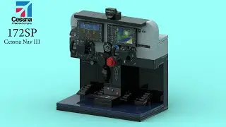 Lego Cessna 172 With Garmin G1000 Cockpit Set Tutorial