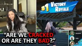 Valkyrae wins her FIRST Fortnite game after 2 YEARS break