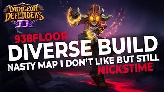 Dungeon defenders 2 Road to #999 - Nasty map i don't like but still - 938 floor Diverse meta build