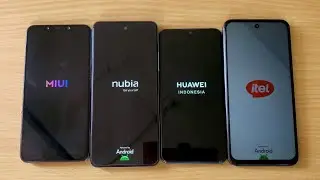 Boot Animation Four Budget android phone Brands,Xiaomi,Huawei,Nubia,Itel