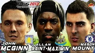 Mcginn ✪ Saint-Maximin ✪ Mason Mount ✫ Face [Pes2013] By ZorrazFaces
