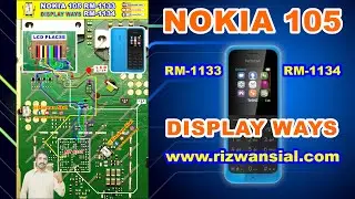 Nokia 105 RM 1133 Display Ways