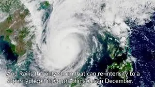 The Track of typhoon Rai (#OdettePH) 2021