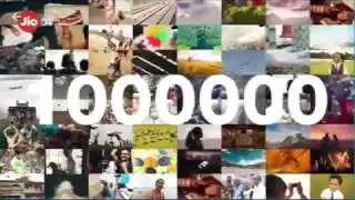 Mukesh ambani speech live -Thank you india to the 100MillionOnJio