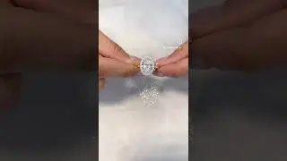 Pop To Life 3.50 Lab Grown Oval Diamond with Cathedral Style Band and Double-Edge Halo