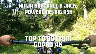 Ninja Bob, Ball n Jack, Powerline, Big Ash Ride Through - Gopro 4k