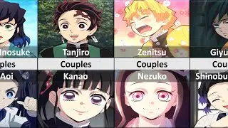 All Couples In Demon Slayer | Kimetsu no Yaiba