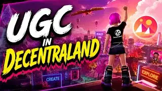 Jumping through UGC content in Decentraland!
