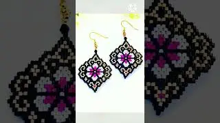 beaded earrings design.