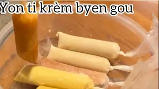 Kijan mwen fè krèm dola nan sachè pou timoun yo