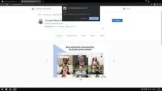 Install Google Chrome Extension - Google Meet Attendance List