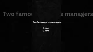 what is package manager #javascript#packagemanager#angular#vue#react#html#css#npm#yarn#frontend