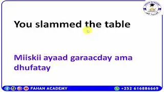 Useful English Sentences 14 l Jumlado Muhiim Ah l Baro English ka