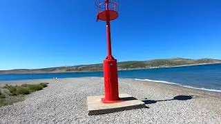 Seline Croatia-beach and street walking