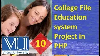 10-College File Education system Project in PHP - URDU / HINDI