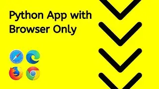 Build a Python Data App with the Web Browser Only