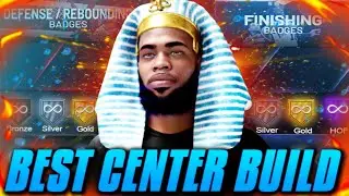 *NEW* BEST COMP CENTER BUILD + BADGE SETUP on NBA 2K21 CURRENT GEN (BLAH BUILD)