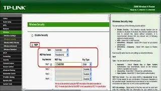 How to Setting Wireless Security Protection Password in TP Link Router