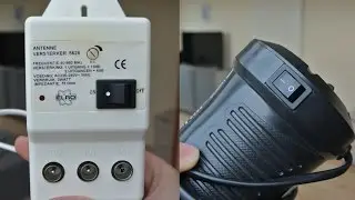 Power rocker switch sound effect stereo HQ 96kHz