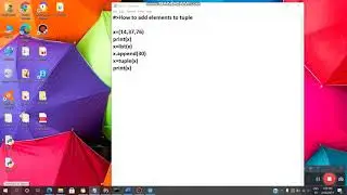 PYTHON:How to Add ELEMENTS to the TUPLE/VL INFOTECH