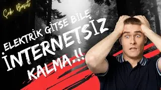 Elektrik Kesilse Bile Modemin Çalışsın... İnternetsiz KALMA.