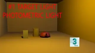 3ds max basic lighting Tutorial in Tamil | Target light | Photometric | part 1 | smt
