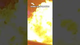 HUGE explosion when a small robot goes wrong