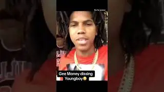 Gee Money d*ed at same spot where he was dissin YB😳‼️ #geemoney #nbayoungboy #shorts