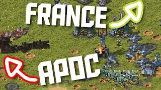 Stuck between a France and an Apocalypse Tank on Command & Conquer: Red Alert 2