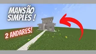 Construí uma Simples Mansão de 2 Andares no Minecraft ° tjogos333 °
