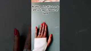 This trends are just getting out of hand everyone can do this #fyp #duet #trending #nails
