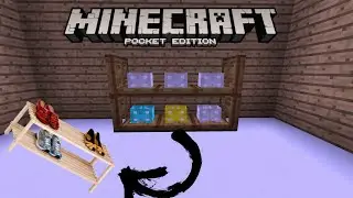 How To Make A Working Shoe Rack In Mcpe 1.4.4 | Mcpe