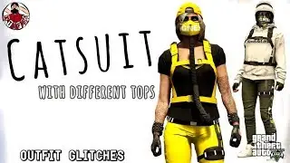 GTA5 | Outfit Glitches: *NEW* Catsuits with 2 Different Style Tops (Female Only)