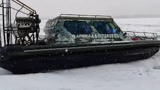 Аэролодка Север 750 К (Переправа Новокаргино-Стрелка на р.Енисей)