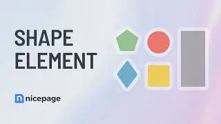 Nicepage Lessons: Shape Element