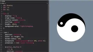 Animated ☯ with canvas