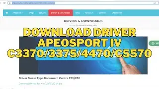 Download Driver Xerox ApeosPort IV C3370 3375 4470 C5570