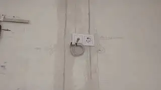 Электромонтажные работы на кухне.