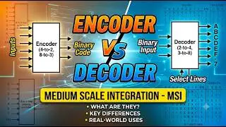Encoder vs Decoder | Medium Scale Integration-MSI