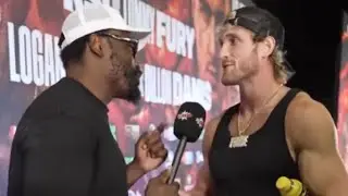 Logan Paul CONFRONTED by Derek Chisora OVER Dillon Danis BEEF! “HE IS A SCUM BAG”