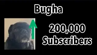 Bugha Hitting 200,000 Subscribers (10 Minutes Timelapse)