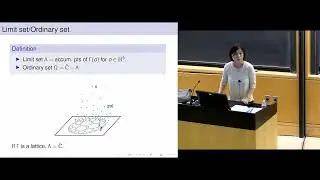 Hee Oh - Rigidity of Kleinian groups and Zariski density in higher rank.