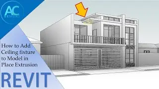 How to Add Lighting Fixture on Model in Place Extrusion in Revit | Revit Tutorial | Tips and Tricks